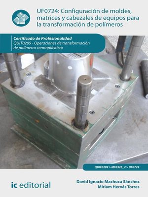cover image of Configuración de moldes, matrices y cabezales de equipos para la transformación de polímeros. QUIT0209